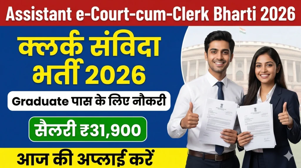 Assistant e Court cum-Clerk Bharti 2026