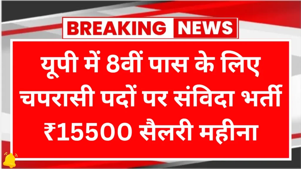 UP Peon Vacancy 2026